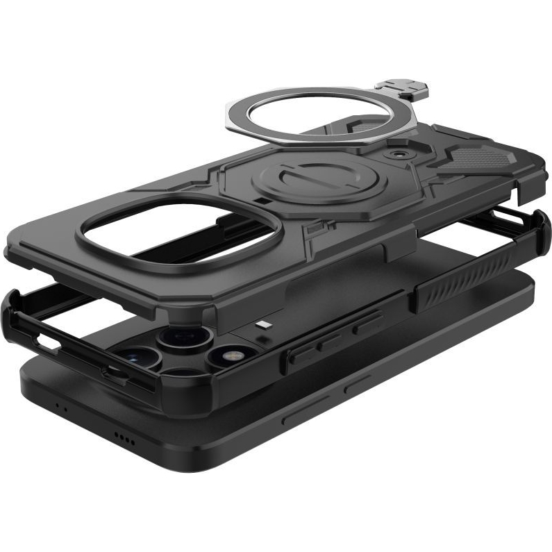 Etui z podstawką Tech-Protect TacticStand do MagSafe do Xiaomi Redmi Note 15 Pro 5G matowe czarne.